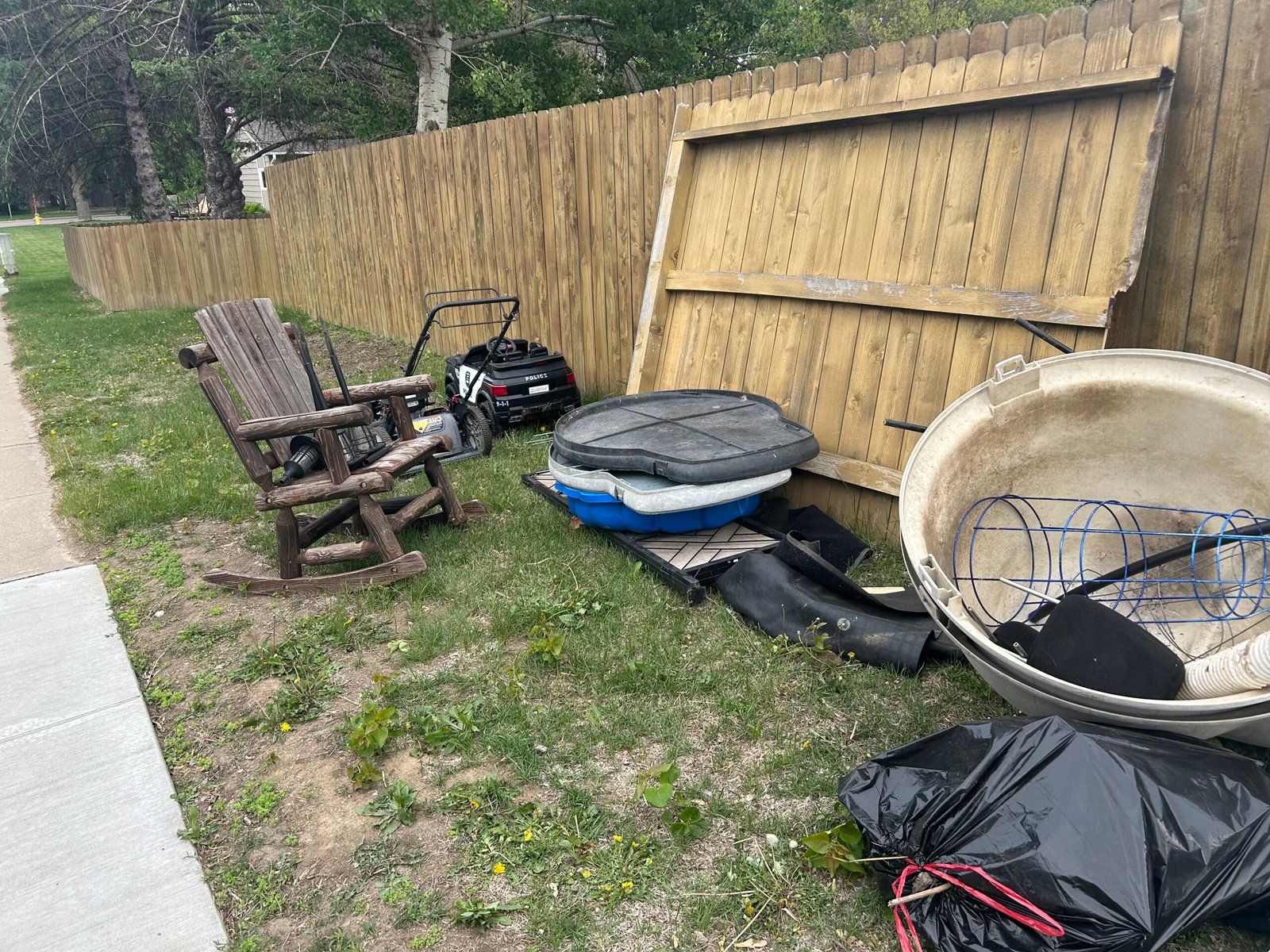 Before junk removal
